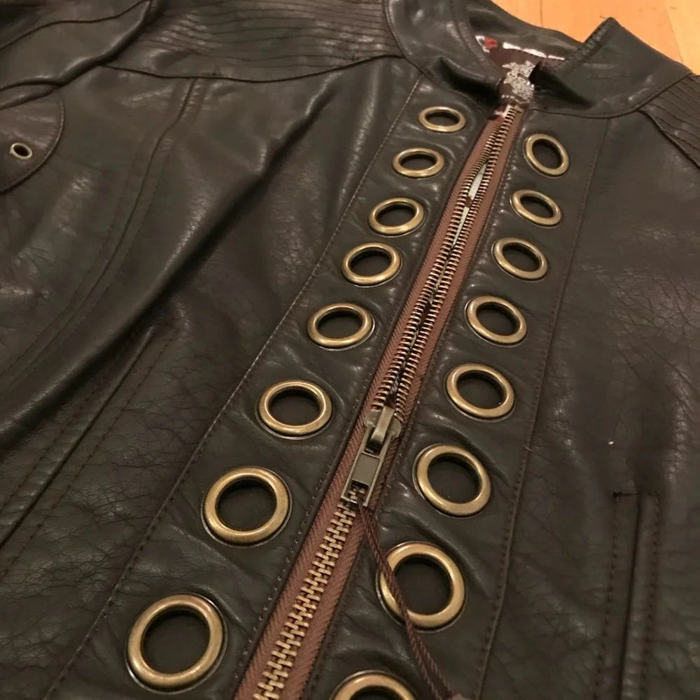 Solitaire Vegan Leather Jacket
